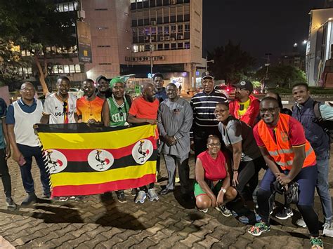 Walkers Enroute To Fort Portal City From Kampala To Raise Awareness Of