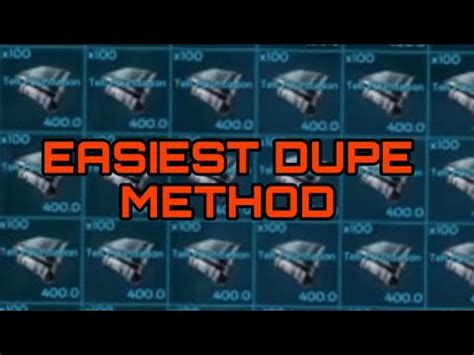 Ark Easiest Dupe Method Slot Cap Everything Ark Survival Evolved Youtube