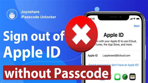 How To Sign Out Of Apple Id Without Password 4 Ways Youtube