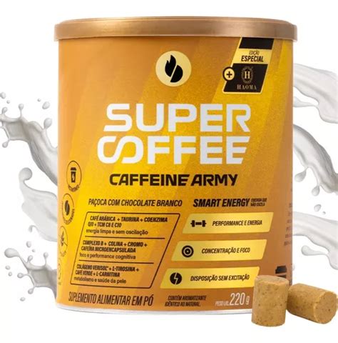 Supercoffee É Pré Treino - Pré Treino Supercoffee 3.0 Novo Sabor Paçoca 220g + Energia | Frete grátis