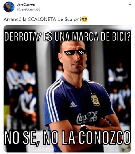 Scaloneta Fue Tendencia En Twitter Y Hubo Lluvia De Memes Por El