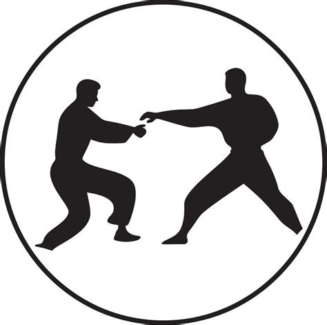 Premium Vector Two Judo Experts In Combat Vector Design