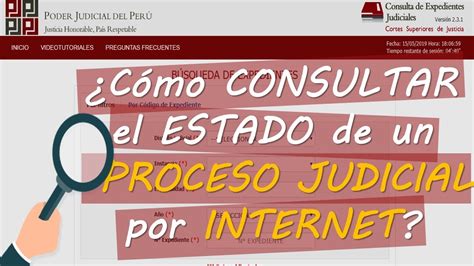 ¿cÓmo Consultar Un Proceso Judicial Por Internet Cortes Superiores De