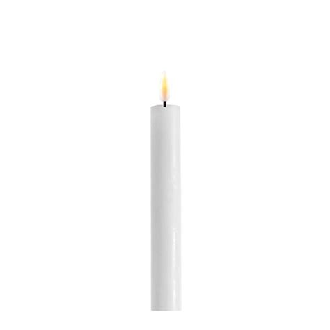 Deluxe Homeart Led Kaars White Real Flame Diner Candle X Cm Us