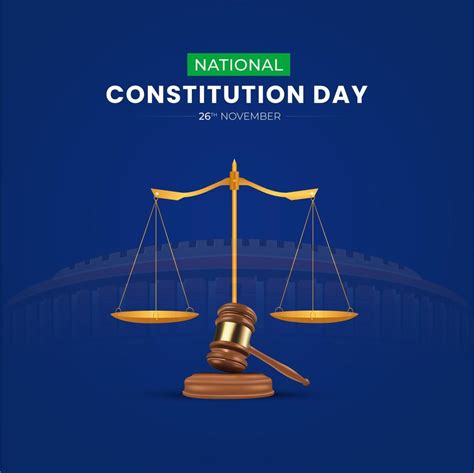 Constitution Day Of India And National Constitution Day 14469017 Vector