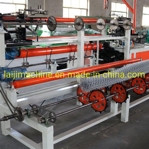 Automatic Single Double Wire Chain Link Fence Netting Machine China