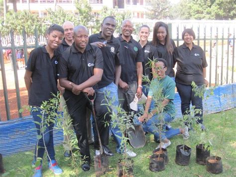 Tree Planting At Coronation Training Centre Johannesburg April