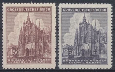 Böhmen Mähren MiNr 140 141 postfrisch MNH Briefmarken