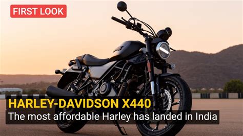 Harley Davidson X440 Launched In India First Look Youtube