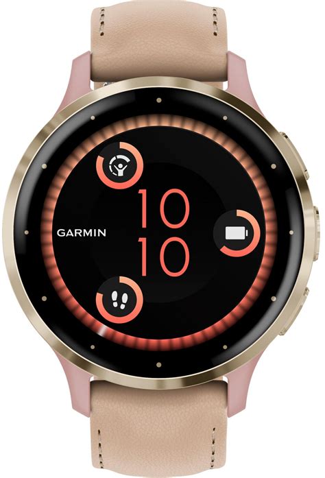 Garmin Venu S Soft Gold Dust Rose Silicone Band En Solde Partir De