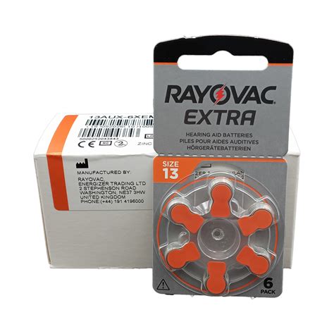 Rayovac Zinc Air Cell Batteries Size 13 60 Pack CENS Digital