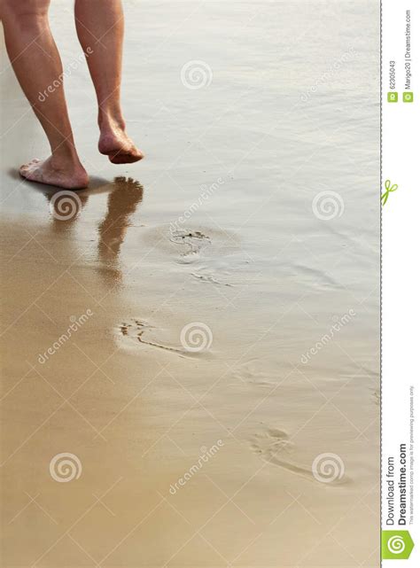 Male Otpustila Footprint Stock Image Image Of Forward 62305043