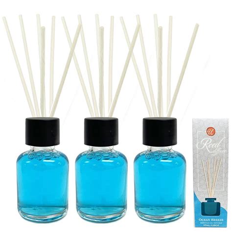 3 Ocean Breeze Reed Diffusers Stick Essential Oil Air Diffuser Home