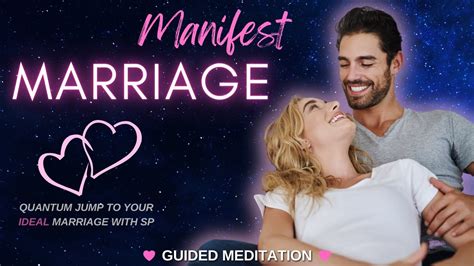 Manifest Ideal Marriage With Sp 💍 Shift To Your End Result ️⭐️ ️ Youtube