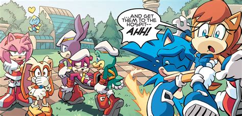 Archie Sonic Panels On Twitter Sonic The Hedgehog Issue 256