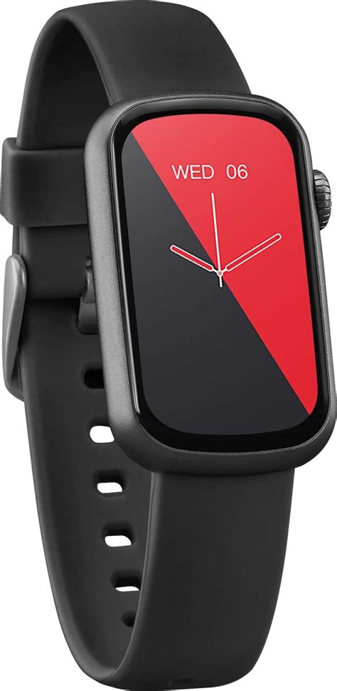 Smartwatch Gumowy Action Garett Czarny Sport Shop Pl