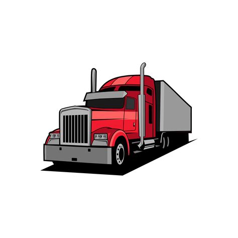 semi truck vector 4714378 Vector Art at Vecteezy