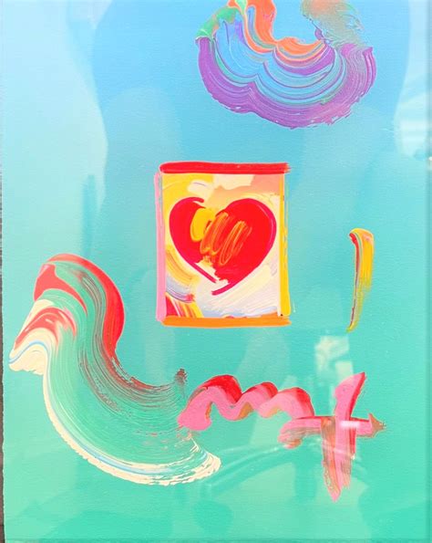 Heart Serles By Peter Max Onessimo Fine Art