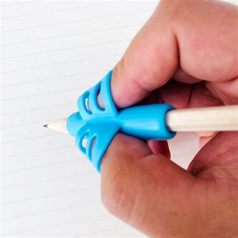 2pcs Siliconen Twee Vinger Schrijven Corrector Gri Grandado