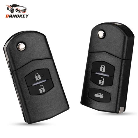 Dandkey For Mazda 2 3 5 6 Rx8 Mx5 2 3 Buttons Car Remote Folding Flip