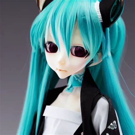 A Photo Of A Hatsune Miku In Japonese Bjd Dolls Style Stable Diffusion