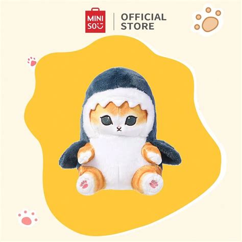 Miniso Minso Premium Minso Premium Cat Fu Sandy Series Dolls Cute Plush Toy Fried Shrimp Cat