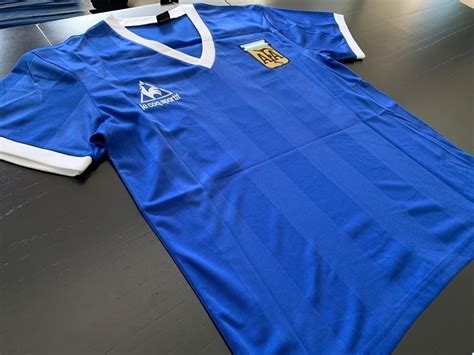 Camiseta Retro Argentina 1986 Alternativa Azul Maradona 10