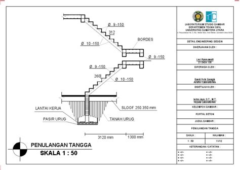 Penulangan Tangga Pdf