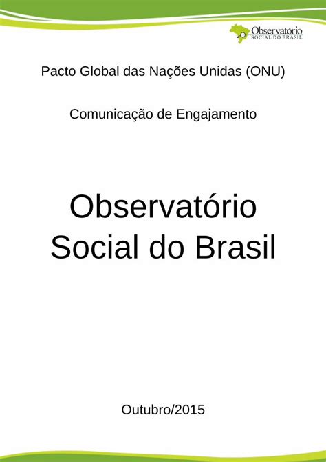 Pdf Observat Rio Social Do Brasil Osbrasil Org Brosbrasil Org Br Wp