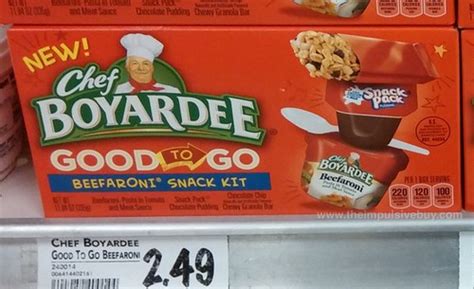 Chef Boyardee Good To Go Beefaroni Snack Kit Theimpulsivebuy Flickr