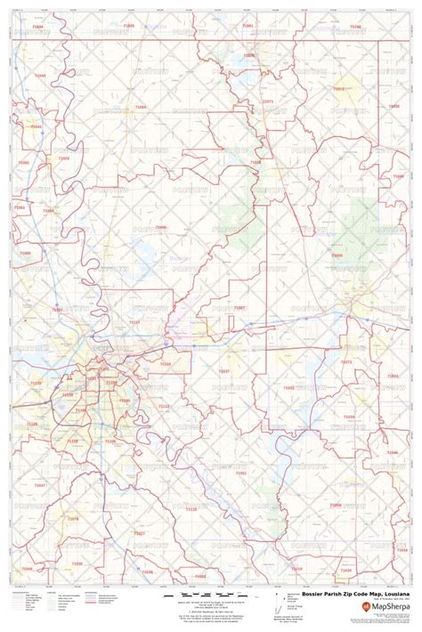 Quad Maps Of Bossier Parish