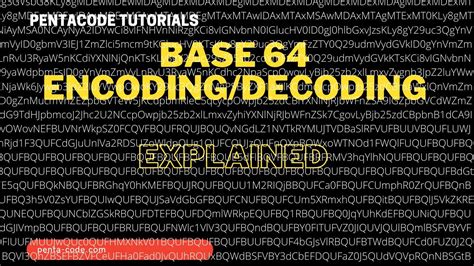 Base Encoding Decoding Explained Youtube