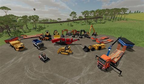 Fs22 Miners Mod Pack V 10 Trucks Exevators Mod Packs Mod Für Farming Simulator 22