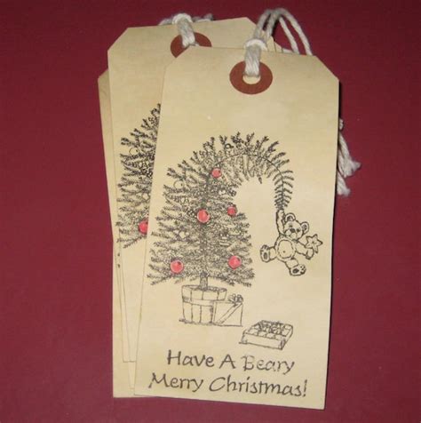 Items similar to Christmas Tree Gift Giving Tags on Etsy