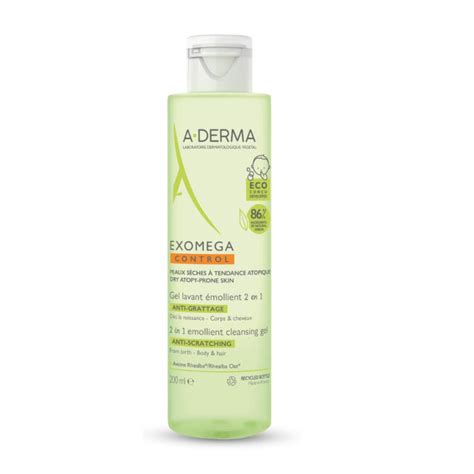 A Derma Exomega Control Gel Corpo E Cabelo 200mL Comprar A Derm