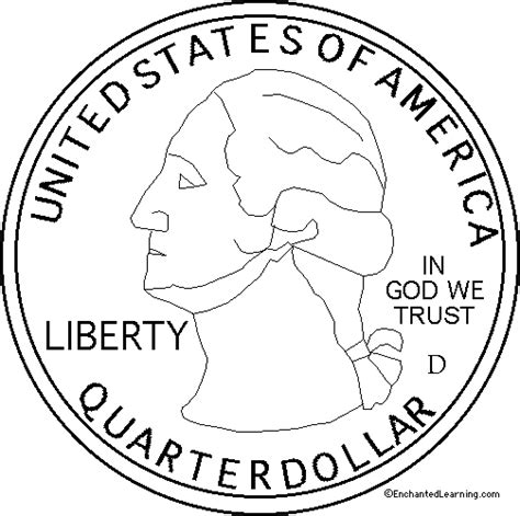 Quarter Coin Drawing