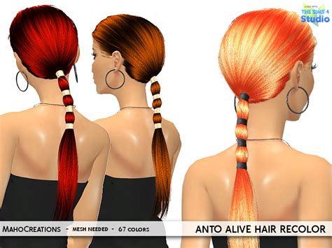 The Sims Resource Anto Alive Hair Recolor Mesh Needed