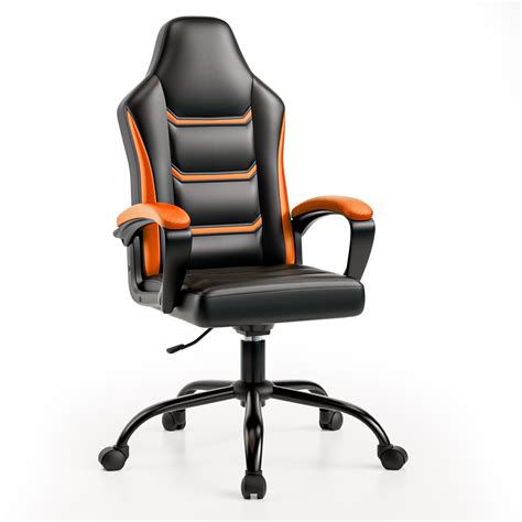 BSTYJQXH Video Game Chairs, Breathable PU Leather Gaming Chair for ...