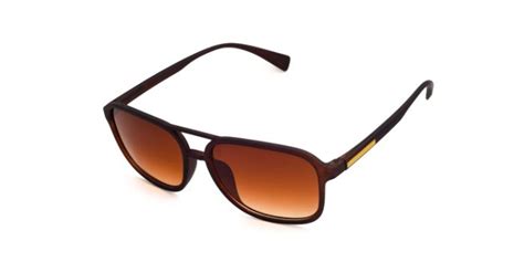 Elisian Brown Tinted Wraparound Sunglasses S15b4811 ₹1150