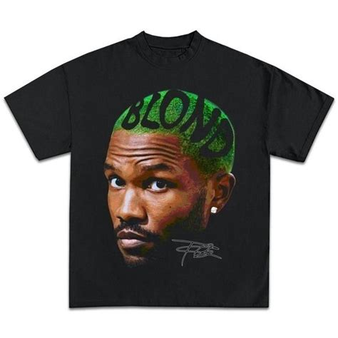 Frank Oceans Shirt Rap Tee Concert Merch Blonds Album Cover Graphic T