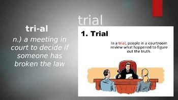 Third Grade Journeys Vocabulary Lesson The Trial Of Cardigan