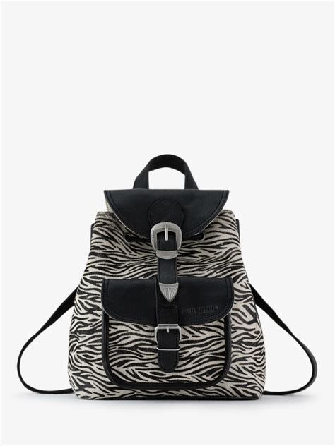 Lebaroudeur Safari Sac Dos Cuir Imprim Z Bre Femme Paul Marius