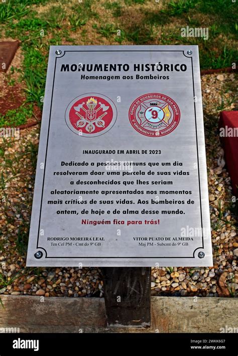 RIBEIRAO PRETO SAO PAULO BRAZIL January 2 2024 Plaque Of