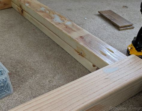 How to Build a DIY Canopy Bed Frame - Semigloss Design