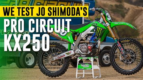 Motocross Action Tests Jo Shimoda S Factory Pro Circuit Kawasaki KX250