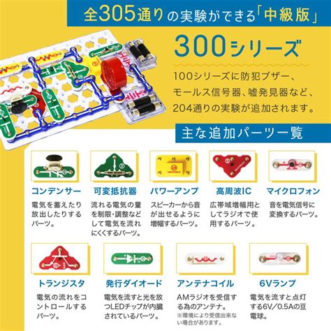 おもちゃ 知育玩具 6歳 7歳 小学生 高学年 男の子 プログラミング 電脳サーキット 300 電子回路 電子ブロック プレゼント ランキング