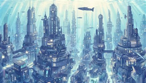 Underwater City by FutureRender on DeviantArt