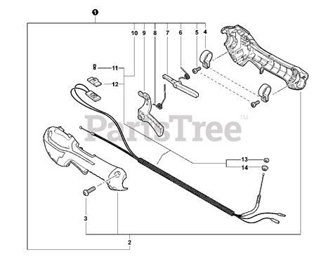 Echo Shc 225 Echo Shaft Hedge Clipper Sn S85411001001 S85411999999 Throttle Control S N