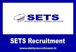 SETS Chennai Recruitment 2024 Apply Project Associate Other Posts