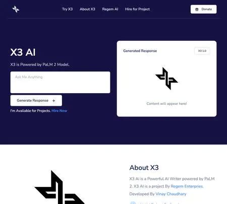 X Regem Ai Tool Info Reviews Alternatives Sayhi Ai